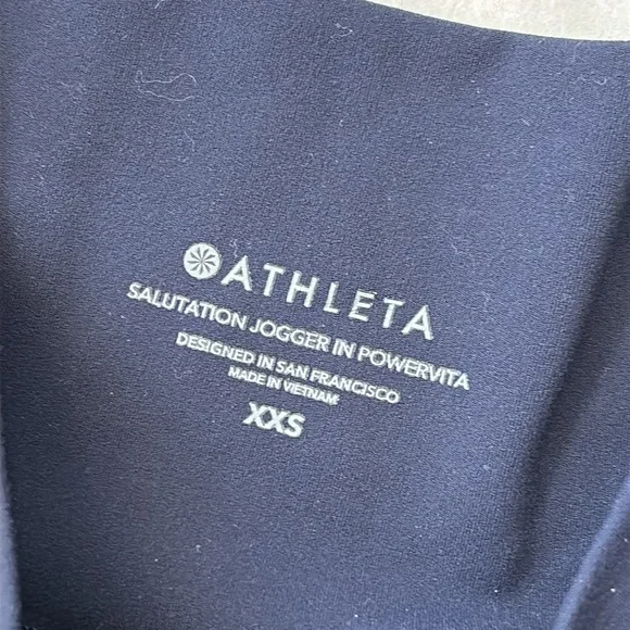 Athleta Salutation High Rise Jogger in Powervita Navy XXS - Picture 6 of 10